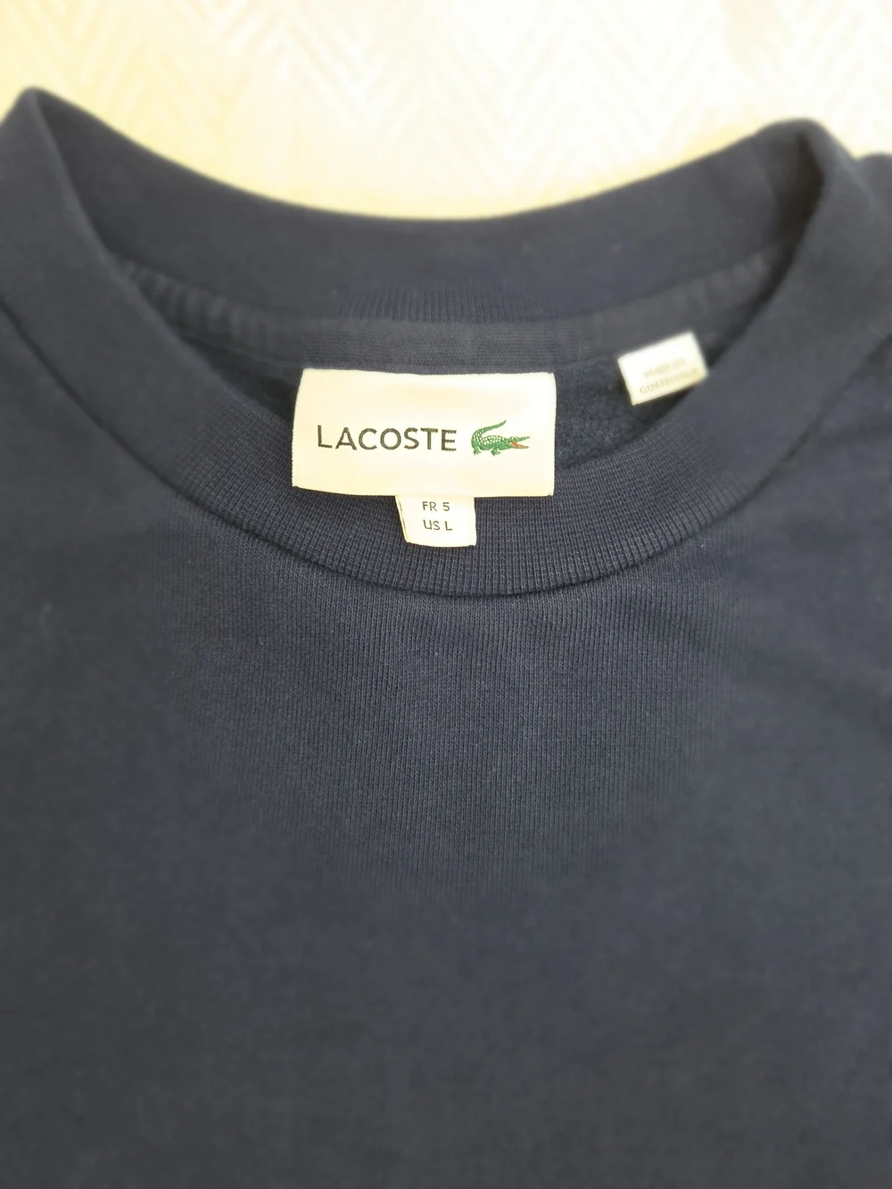 Lacoste Men's Navy Crewneck Sweater